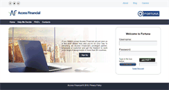 Desktop Screenshot of erp.accessfinancial.ch